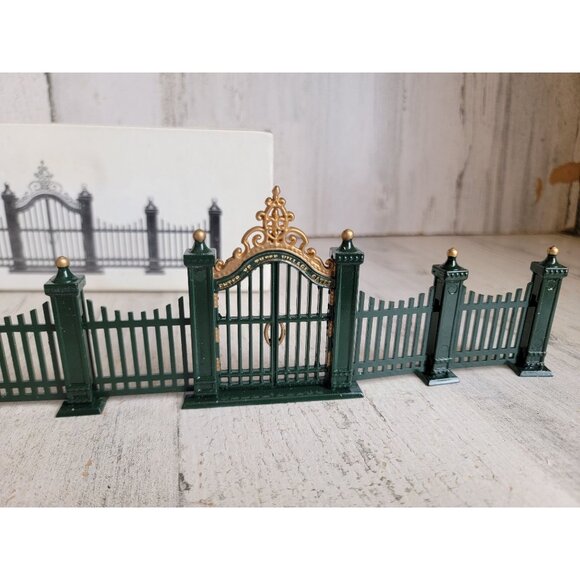 Dept 56 55140 Village Wrought Iron Gate And Fence Heritage collection xmas - Picture 3 of 7